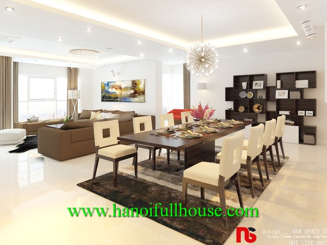 A perfect apartment with 4 bedroom in Ciputra urban for VIP rent